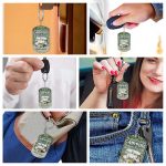 Keys To The Camper – Anniversary, Loving Gifts For Couples, Husband, Wife, Camping Lovers – Personalized Aluminum Keychain