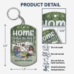 Keys To The Camper – Anniversary, Loving Gifts For Couples, Husband, Wife, Camping Lovers – Personalized Aluminum Keychain