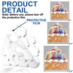 Christmas Gingerbread Family 3D Effect – Personalized Custom Shaped Acrylic Ornament