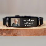 Custom Photo Memorial Your Wings Were Ready – Personalized Wristband Bracelet