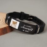 Custom Photo Memorial Your Wings Were Ready – Personalized Wristband Bracelet