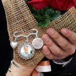 Custom Photo On Your Wedding Day Know That My Heart Is There – Personalized Lapel Pin
