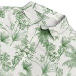Custom Photo Pencil Drawing Toile De Jouy Pattern Family Pet – Personalized Hawaiian Shirt