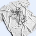 Custom Photo Pencil Sketch Forever In My Heart Memorial – Personalized T Shirt