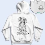 Custom Photo Pencil Sketch Forever In My Heart Memorial – Personalized T Shirt