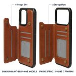 Grandma’s Mom’s Little Sweethearts – Personalized Leather Flip Wallet Phone Case