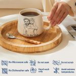 Custom Photo Pencil Sketch Best Dad Ever Dad Family Gift – Personalized Tapered Mug