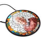 Custom Photo Portrait Dog Cat Family – Personalized Stained Glass Window Hanging Suncatcher