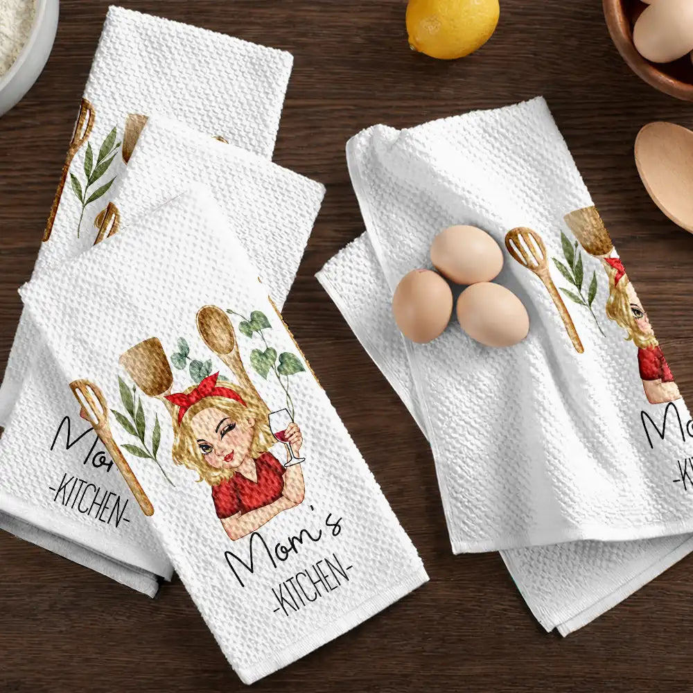 Mom Grandma Kitchen - Personalized Kitchen Towel - Image 4