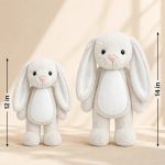 Custom Photo A Cuddle From Heaven Memorial – Personalized Soft Toy Bunny